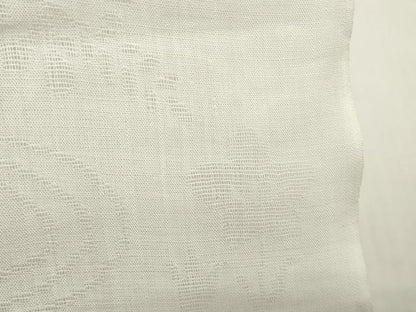 平和屋着物＊夏物　長襦袢　反物　着尺　本麻紋紗　流水桔梗紋紗　生成り色　小千谷織物謹製　証紙付き　麻　逸品　未使用　DABH2680zzz
