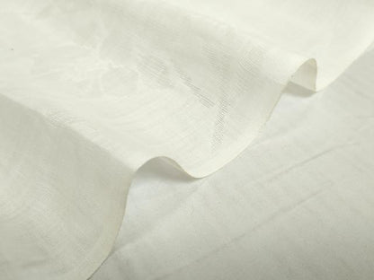 平和屋着物＊夏物　長襦袢　反物　着尺　椿紋紗　生成り色　麻　逸品　未使用　DABH2681zzz