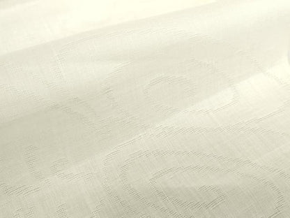平和屋着物＊夏物　長襦袢　反物　着尺　流水紋紗　生成り色　麻　逸品　未使用　DABH2688zzz