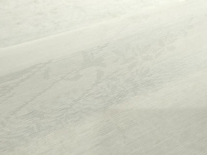 平和屋着物＊夏物　長襦袢　反物　着尺　草花紋紗　生成り色　未使用　DABH2691zzz