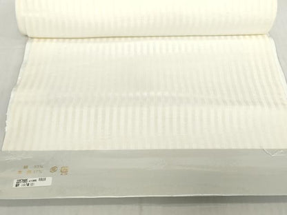 平和屋着物＊夏物　長襦袢　反物　着尺　縞紋紗　生成り色　未使用　DABH2694zzz