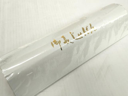 平和屋着物＊夏物　長襦袢　反物　着尺　縞紋紗　生成り色　未使用　DABH2694zzz