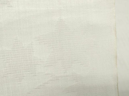 平和屋着物＊夏物　長襦袢　反物　着尺　小千谷本麻紋紗　竜田川紋紗　生成り色　小千谷織物謹製　証紙付　麻　逸品　未使用　DABH2701zzz