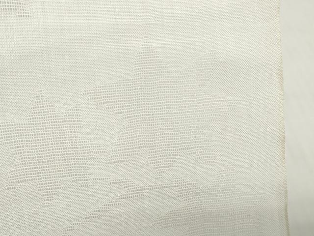 平和屋着物＊夏物　長襦袢　反物　着尺　小千谷本麻紋紗　竜田川紋紗　生成り色　小千谷織物謹製　証紙付　麻　逸品　未使用　DABH2701zzz