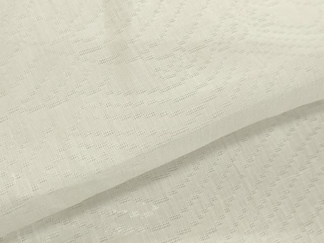 平和屋着物＊夏物　長襦袢　反物　着尺　立波紋紗　生成り色　麻　逸品　未使用　DABH2703zzz