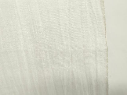 平和屋着物＊夏物　本場小千谷ちぢみ　白生地　反物　着尺　生成り色　小千谷織物謹製　証紙付き　麻　逸品　未使用　DABH2704zzz