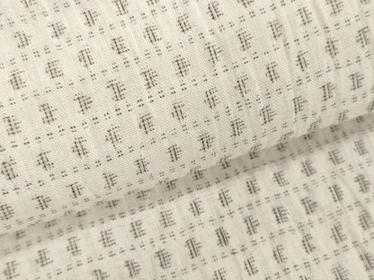 平和屋着物＊夏物　志賀麻上布　反物　着尺　絣文様　絹麻　逸品　未使用　DABH2724zzz