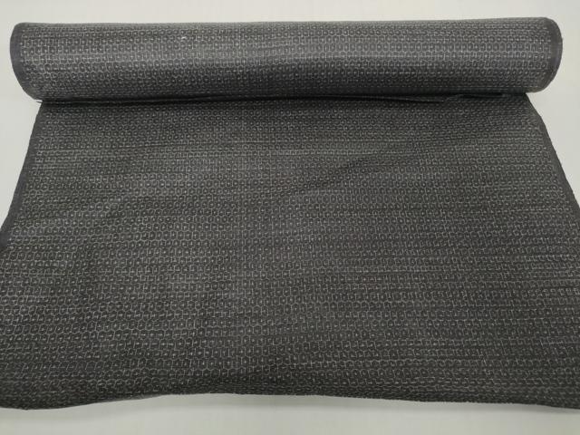 平和屋着物＊夏物　能登上布　反物　着尺　100亀甲　総詰め　証紙付き　麻　逸品　未使用　DABH2725zzz
