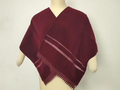 平和屋着物●和装小物　ショールまとめて5点　ベロア　レース　花　未使用品あり　逸品　DABH2731zzz