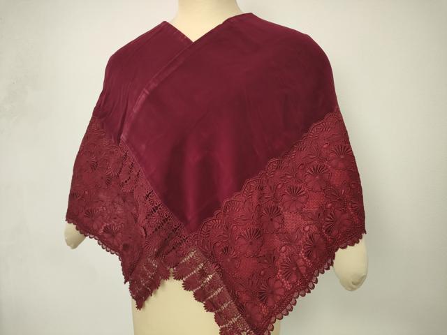 平和屋着物●和装小物　ショールまとめて5点　ベロア　レース　花　未使用品あり　逸品　DABH2731zzz