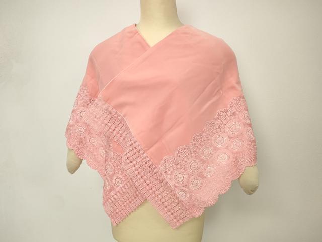 平和屋着物●和装小物　ショールまとめて5点　ベロア　レース　花　逸品　DABH2732zzz