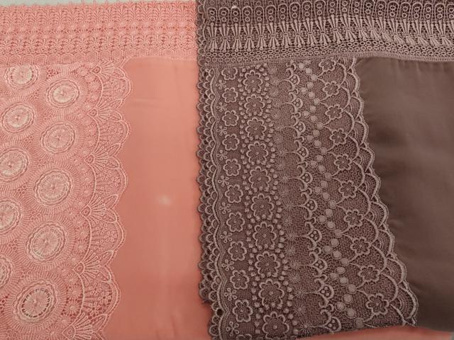 平和屋着物●和装小物　ショールまとめて5点　ベロア　レース　花　逸品　DABH2732zzz
