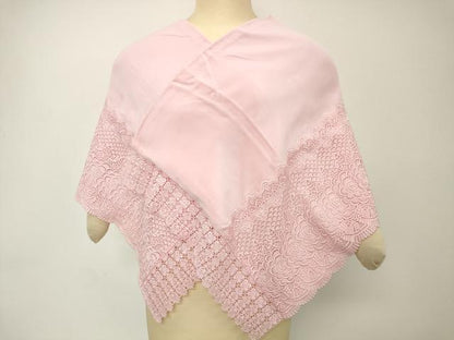 平和屋着物●和装小物　ショールまとめて5点　ベロア　レース　花　リボンヤーン　逸品　DABH2733zzz
