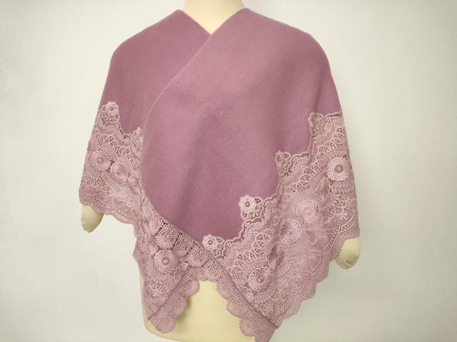 平和屋着物●和装小物　ショールまとめて5点　ニット　レース　亀甲花模様　逸品　DABH2734zzz