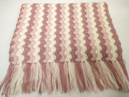 平和屋着物●和装小物　ショールまとめて5点　ニット　レース　亀甲花模様　逸品　DABH2734zzz
