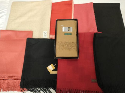 平和屋着物●ファッションデザイナー KENZO KIMONO 高田賢三 和装小物 ショール9点 マフラー ストール カシミヤ 三越 逸品 DABH2735zzz