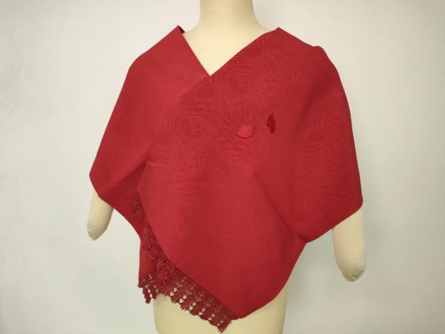 平和屋着物●和装小物　ショールまとめて5点　リボンヤーン　レース　葉尽くし　流水　三越扱い　逸品　DABH2740zzz