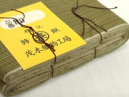 平和屋着物▼羽織・コート　反物　羽尺　縞　茂木織物工場謹製　未使用　DABH2764zzz