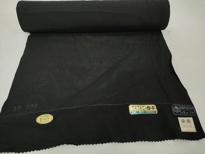 平和屋着物＊夏物　黒紋付　黒反物　着尺　絽　逸品　未使用　DABH2777zzz