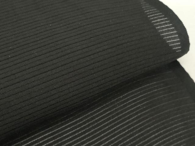 平和屋着物＊夏物　黒紋付　黒反物　着尺　絽　逸品　未使用　DABH2777zzz
