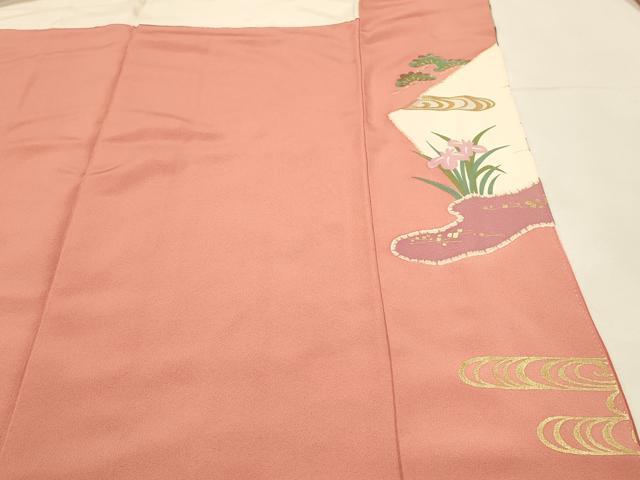 平和屋着物■豪華振袖　尾長鳥花文　牡丹　鴛鴦　暈し染め　金彩　正絹　逸品　DABH2825qp