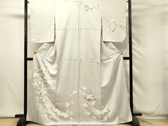 平和屋着物■訪問着　花鳥文　正絹　逸品　DABH2848qp