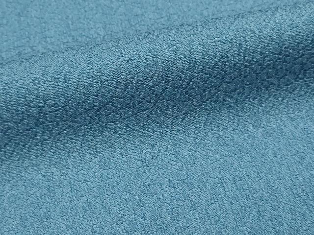 平和屋着物■上質な色無地　作家物　寿光織　薄縹色　証紙付き　正絹　逸品　DABH2852qp