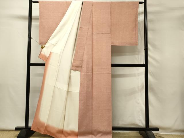 平和屋着物■上質な小紋　抽象文　正絹　逸品　DABH2859qp