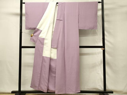 平和屋着物■江戸小紋　鮫小紋柄　伊勢型小紋　竹泉　正絹　逸品　DABH2864qp