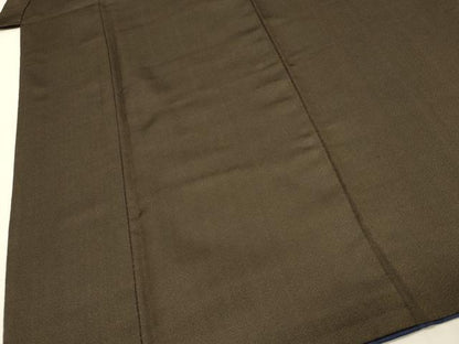 平和屋着物■男性　お召　霞文　正絹　逸品　DABH2866qp