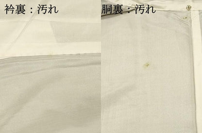 平和屋着物■上質な紬　間道　正絹　逸品　DABH2938qp
