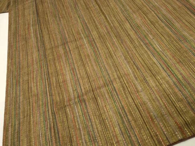 平和屋着物■上質な紬　間道　正絹　逸品　DABH2938qp