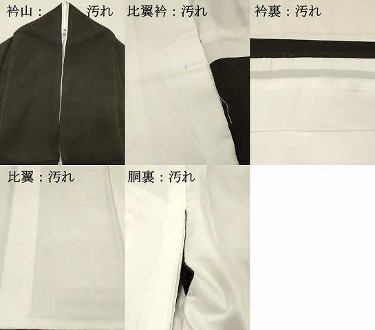 平和屋着物■豪華黒留袖　風景樹林文　暈し染め　金彩　正絹　逸品　DABH2945qp