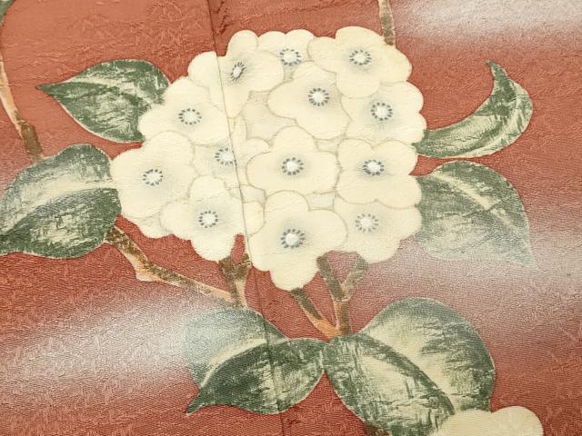 平和屋着物■訪問着　作家物　枝花文　暈し染め　正絹　逸品　DABH2947qp