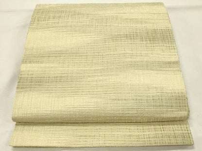 平和屋着物◎八寸名古屋帯　紬地　霞文　正絹　逸品　DABH2969qp