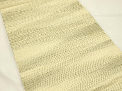 平和屋着物◎八寸名古屋帯　紬地　霞文　正絹　逸品　DABH2969qp