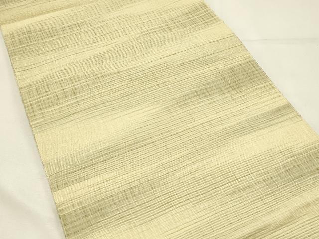 平和屋着物◎八寸名古屋帯　紬地　霞文　正絹　逸品　DABH2969qp