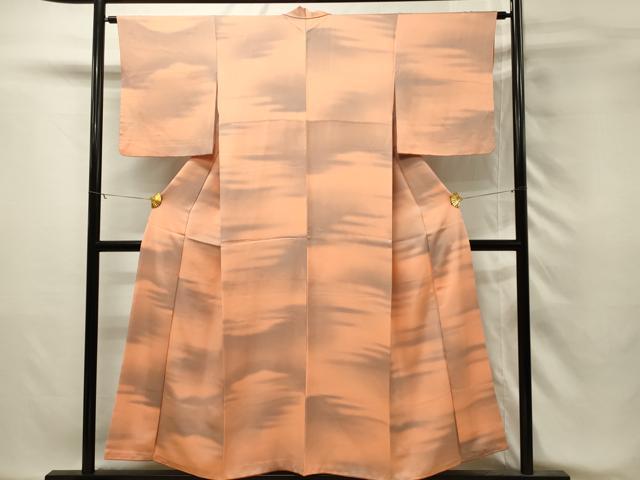 平和屋着物■上質な小紋　霞文　暈し染め　正絹　逸品　DABH3024qp