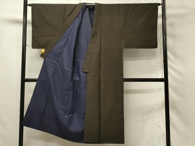 平和屋着物■男性　紬　霞文　正絹　逸品　DABH3028qp