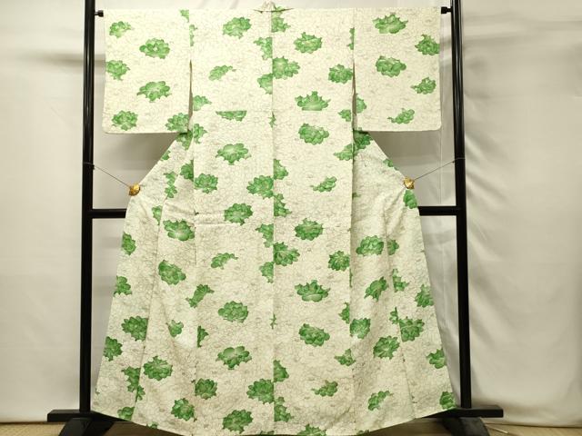 平和屋着物■上質な小紋　牡丹尽くし　金彩　正絹　逸品　DABH3037qp