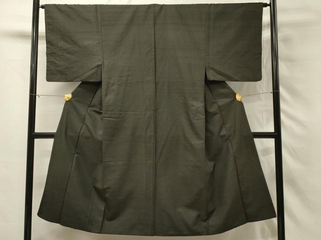 平和屋着物■男性　紬　間道　正絹　逸品　DABH3044qp