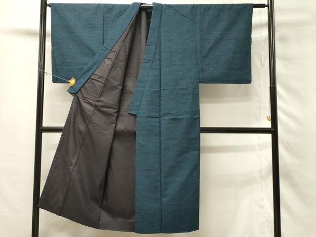 平和屋着物■男性　紬　霞文　正絹　逸品　DABH3047qp