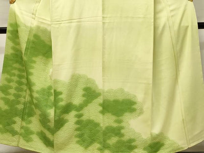 平和屋着物■訪問着　青海波　暈し染め　正絹　逸品　DABH3056qp