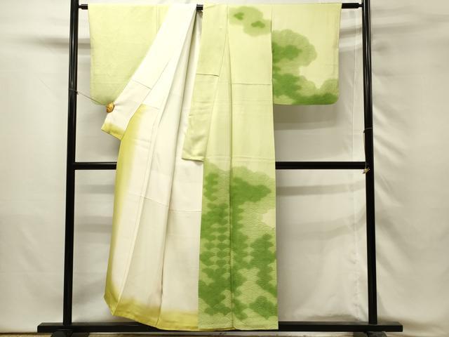 平和屋着物■訪問着　青海波　暈し染め　正絹　逸品　DABH3056qp