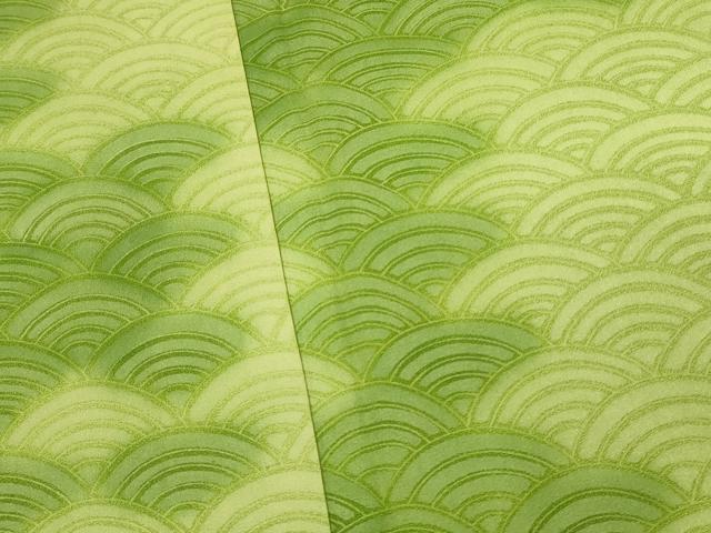 平和屋着物■訪問着　青海波　暈し染め　正絹　逸品　DABH3056qp