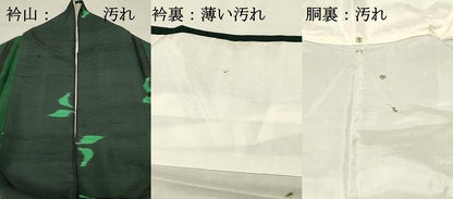 平和屋着物■上質な紬　草葉間道　正絹　逸品　DABH3078qp