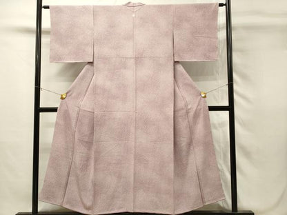 平和屋着物■江戸小紋　舞桜文　暈し染め　正絹　逸品　DABH3092qp