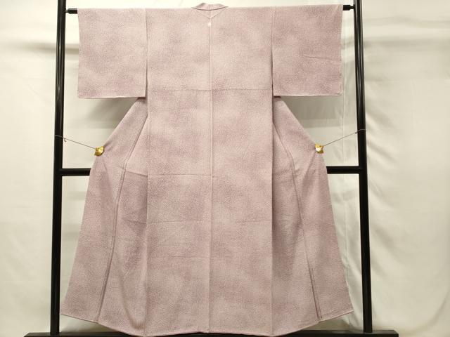 平和屋着物■江戸小紋　舞桜文　暈し染め　正絹　逸品　DABH3092qp