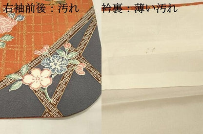 平和屋着物■豪華振袖　絞り　菊花丸文　牡丹　暈し染め　金彩　正絹　逸品　DABH3096qp