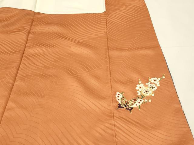 平和屋着物■豪華振袖　絞り　菊花丸文　牡丹　暈し染め　金彩　正絹　逸品　DABH3096qp